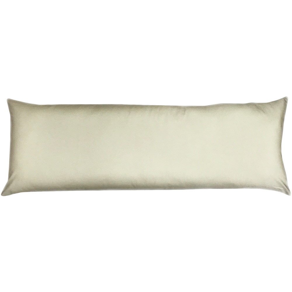 【ふるさと納税】ダブルサイズ ストレート枕＋枕カバー アイボリー2枚付｜リラックス 快眠 快適 熟睡 睡眠 抱き枕 枕 まくら 寝具 いびき防止 睡眠負債 洗濯可能 [2307] サムネイル2