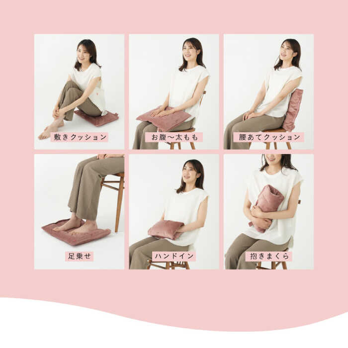 【ふるさと納税】ヒータークッション/MCB063/アルインコ [AOAB091] クッション 背もたれ 椅子 椅子用 座布団 枕 まくら もちもち コンパクト ヒーター あったか 暖房 床暖房 温活 冷え性 温熱 コード USB 小型 足元 オフィス 小型 省エネ 湯たんぽ 贈答 ギフト プレゼント サムネイル3