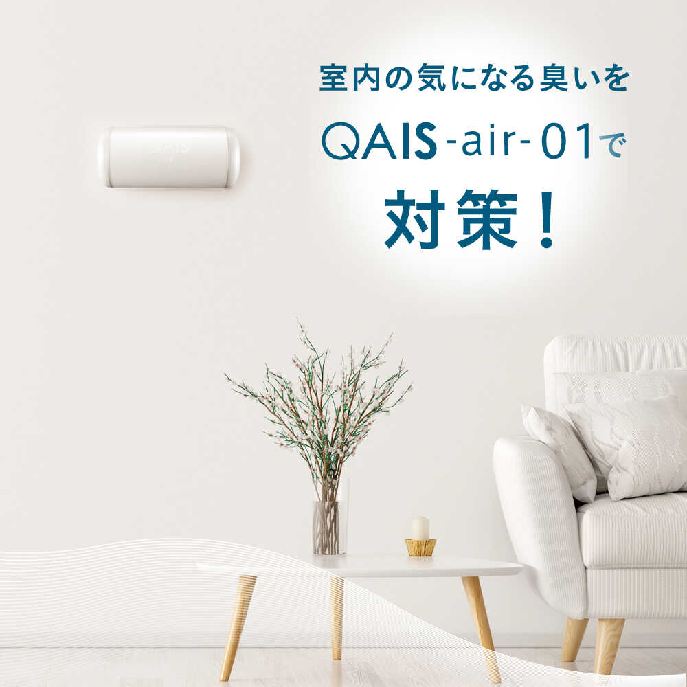 【ふるさと納税】SUNSTAR 空間除菌脱臭機 QAIS-air-01 パールホワイト（空気清浄機）空気清浄機 コンパクト フィルターレス 除菌 感染対策 大阪府高槻市/サンスター技研株式会社[AOAF008] サムネイル2
