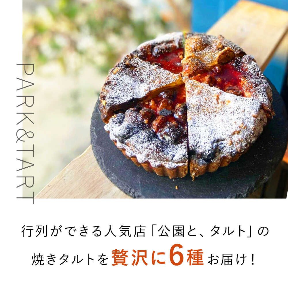 【ふるさと納税】《公園と、タルト》シェフ厳選！お任せ季節の焼きタルト6種セット 5号サイズ タルト タルトケーキ タルト生地 詰め合わせ ギフト ケーキ 焼き菓子 焼菓子 食べ比べ タルト デザート お菓子 菓子 人気 話題 スイーツ 大阪府高槻市/公園と、タルト[AOCD002] サムネイル2