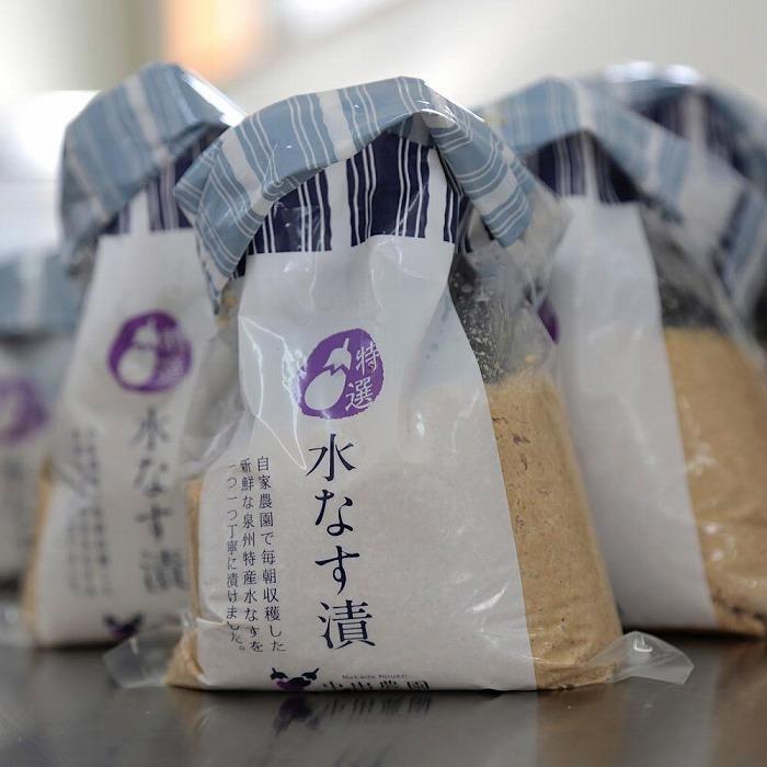 【ふるさと納税】【先行予約】中出農園　泉州水なす漬け6個入り | 泉州水なす 水なす 貝塚市水なす 泉州水ナス 水ナス 貝塚市水ナス - 画像3