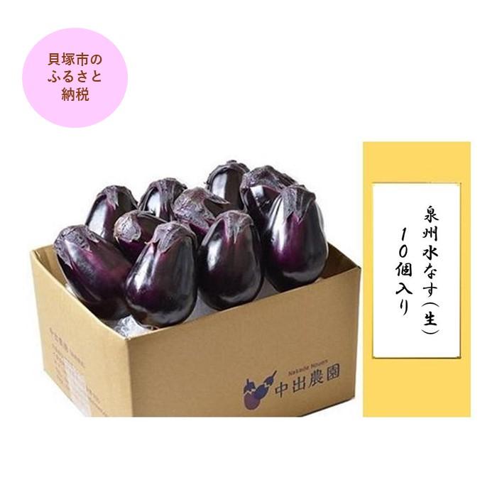 【先行予約】泉州水なす（生）10個入り | 泉州水なす 水なす 貝塚市水なす 泉州水ナス 水ナス 貝塚市水ナス