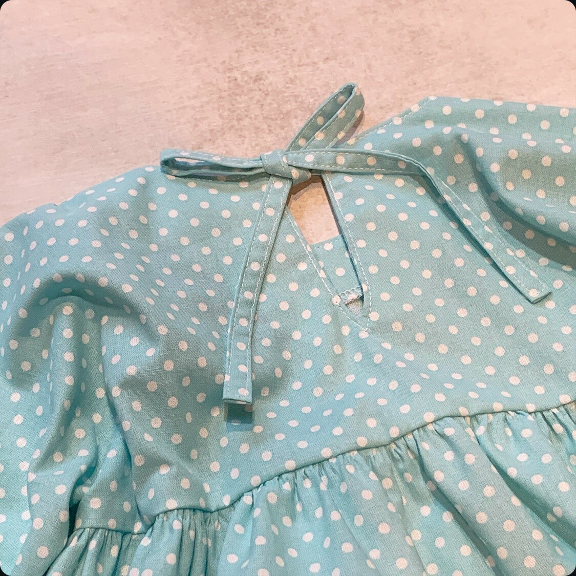 【ふるさと納税】ギャザーたっぷり長く着られるワンピース｜オールシーズン 活躍 ロングワンピース 綿100% ギャザーたっぷり こどもワンピ 女の子 [2150-2153] サムネイル3