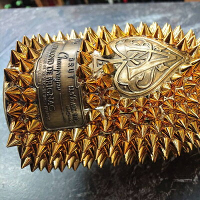 【ふるさと納税】シャンパン　オリジナル デコレーションボトル (トゲA)　750ml　【1224152】 サムネイル2