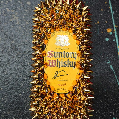 【ふるさと納税】ウィスキー オリジナル デコレーションボトル (トゲKU :700ml)【1473382】 サムネイル2