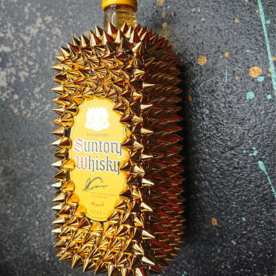 【ふるさと納税】ウィスキー オリジナル デコレーションボトル (トゲKU :700ml)【1473382】 サムネイル3