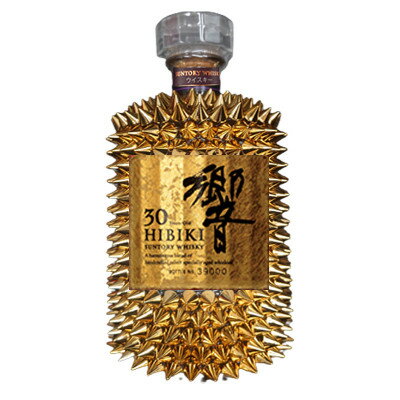 ウィスキー オリジナル デコレーションボトル (トゲHB30Y:700ml)【1604825】