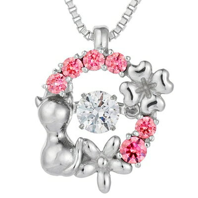 猫ネックレスギフトボックスセット 品質保証書付【1096331】