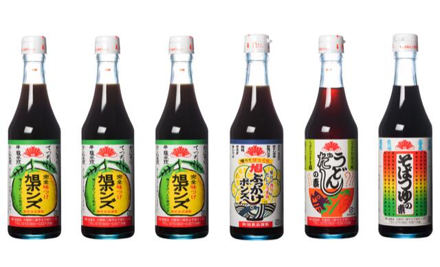 B281 旭ポンズ ぶっかけポンズ うどんだしの素 そばつゆの素6本セット【旭食品 旭ポン酢 ぽん酢 ポン酢 だしの素 セット 詰め合わせ 調味料 柑橘 大阪府 八尾】