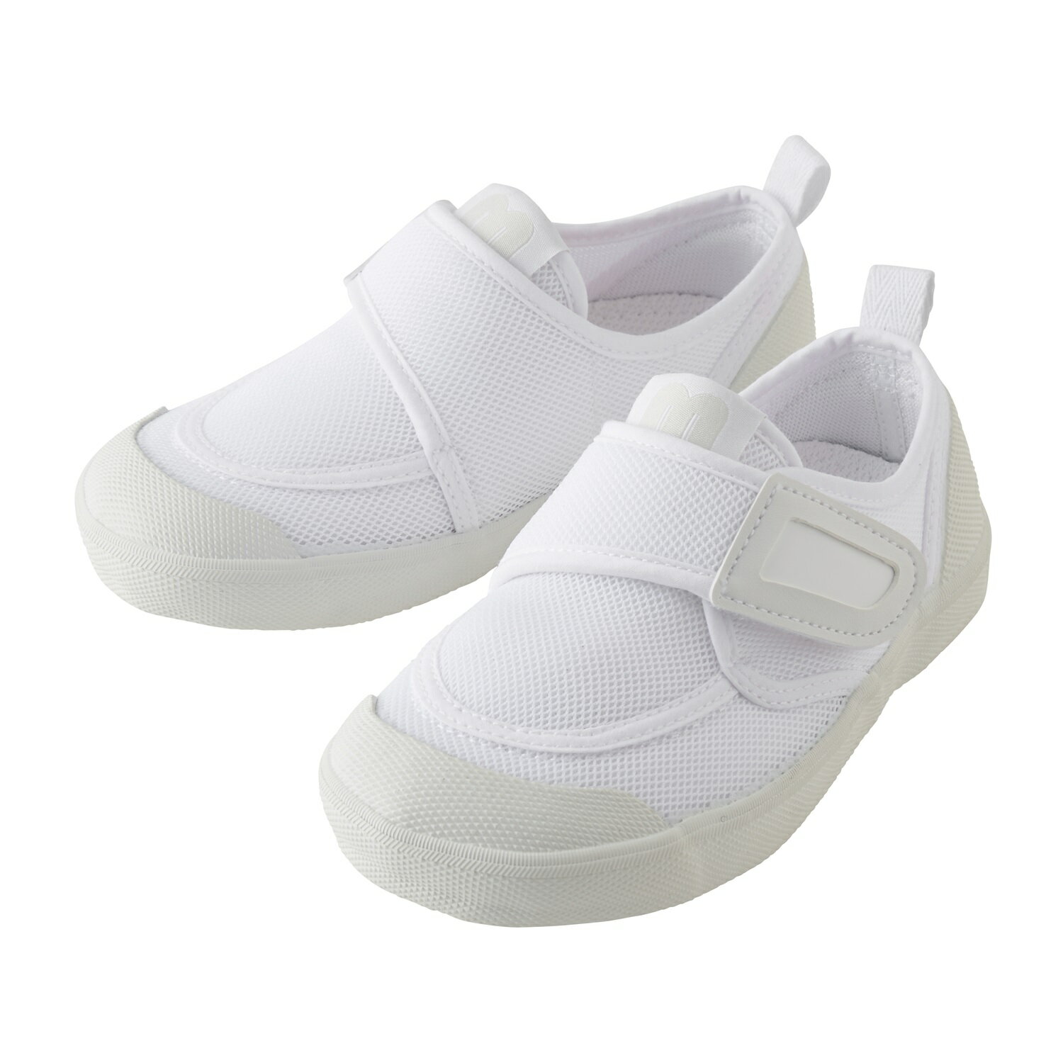 L107 ミキハウス スクールシューズ【mikihouse こども靴 靴 シューズ 上履き 上靴 通園 通学 白 ホワイト キッズ 子供 男の子 女の子 サイズ 15cm 16cm 17cm 大阪府 八尾】