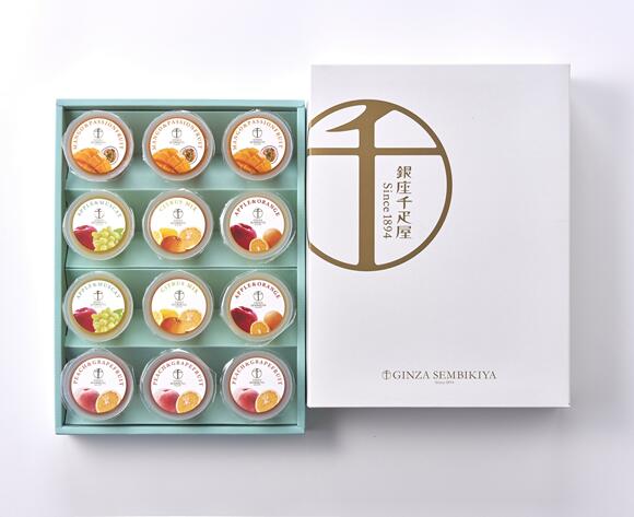 C216 銀座千疋屋 銀座フルーツジュレPGS-433 【お菓子 洋菓子 ゼリー 小分け 手土産 セット 詰め合わせ フルーツ ブランド 千疋屋 お取り寄せ くだもの 果物 大阪 八尾市】