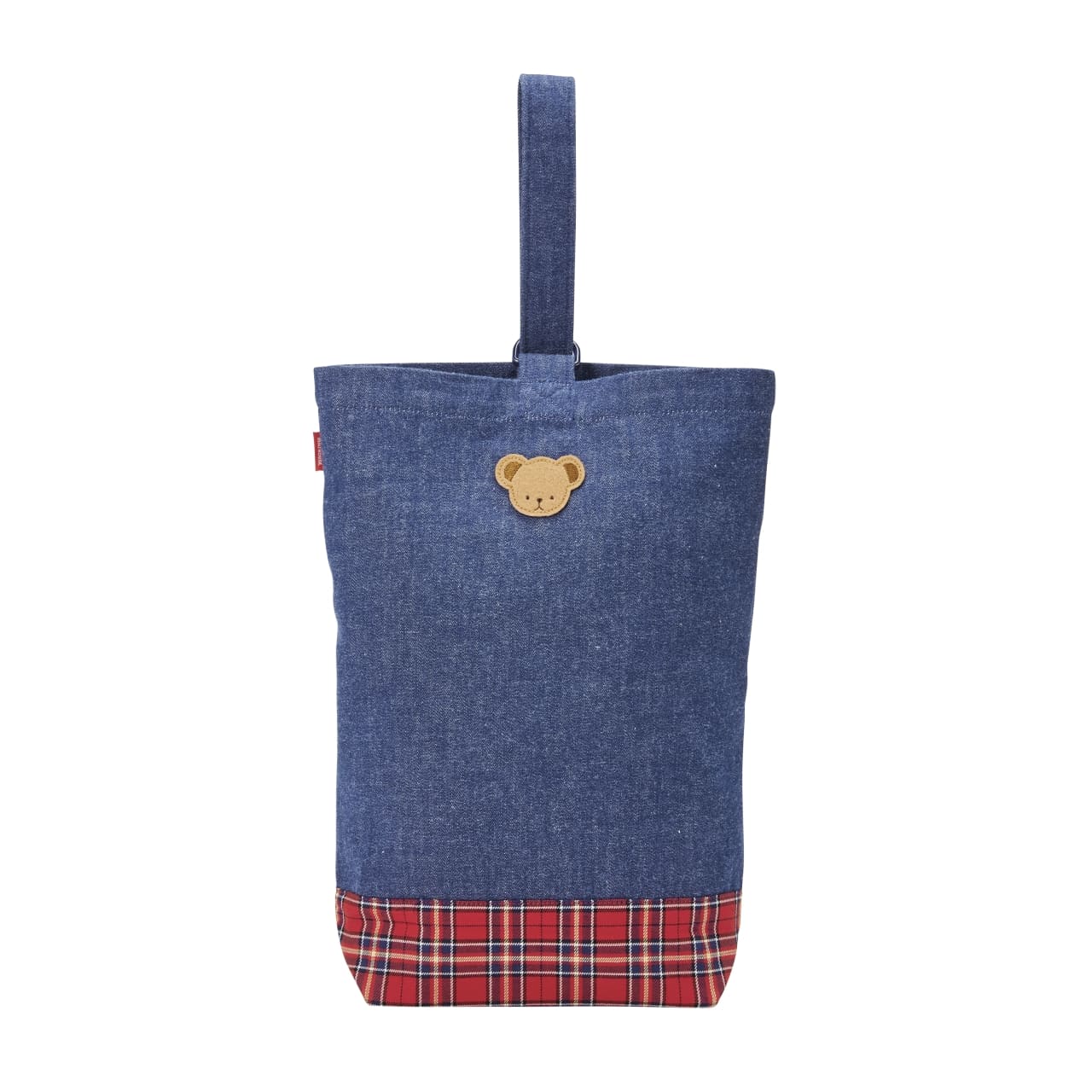 【ふるさと納税】N101 ミキハウス ミキハウスベア 上履き袋【mikihouse 通園 通学 上靴 上履き入れ 保育園 幼稚園 靴 綿 コットン キャラクター 大阪府 八尾】 サムネイル2