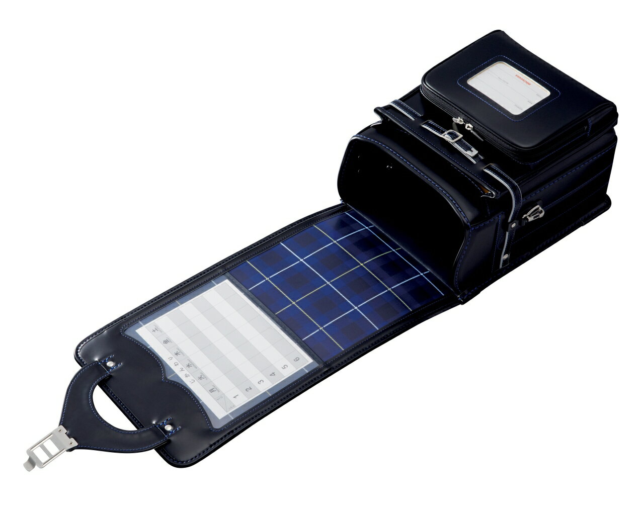 【ふるさと納税】W106 ミキハウス クラリーノタフロックNEOランドセル（紺・黒）【mikihouse ランドセル 男の子 女の子 ブランド シック シンプル 大阪府 八尾】 サムネイル2