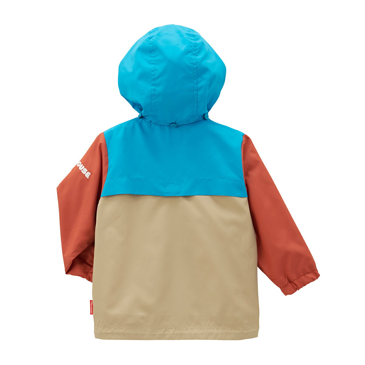 【ふるさと納税】P109 ミキハウス ウインドブレーカー(ダークブラウン)90~130cm【mikihouse ウインドブレーカー アウター ジャケット 子供服 こども キッズ 男の子 女の子 UVカット 90 100 110 120 130 cm ピンク ブラウン 赤 紺 ブランド 大阪府 八尾】 サムネイル3