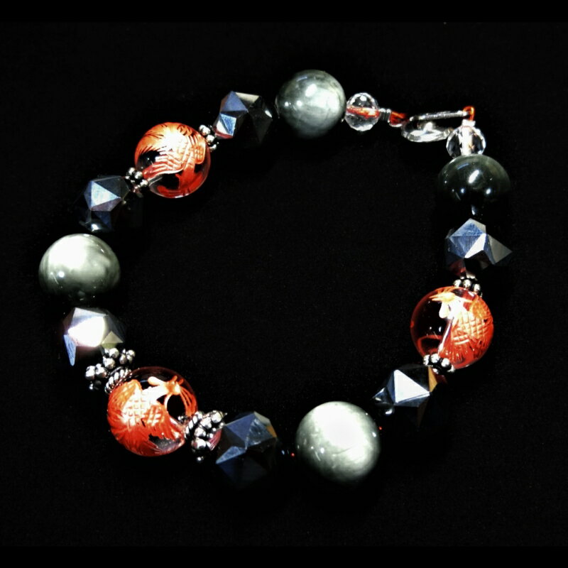 天然石ブレスレット「不死鳥」