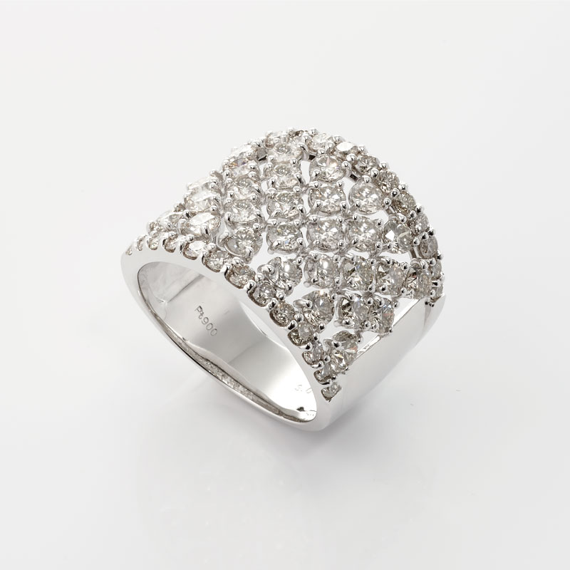 【ふるさと納税】ダイヤモンド リング 計 3.0ct プラチナ ジュエリー 指輪 アルカンシェル アクセサリー 宝石 プレゼント レディース ギフト 女性 10号 〜 16号 鑑別書付き サムネイル2