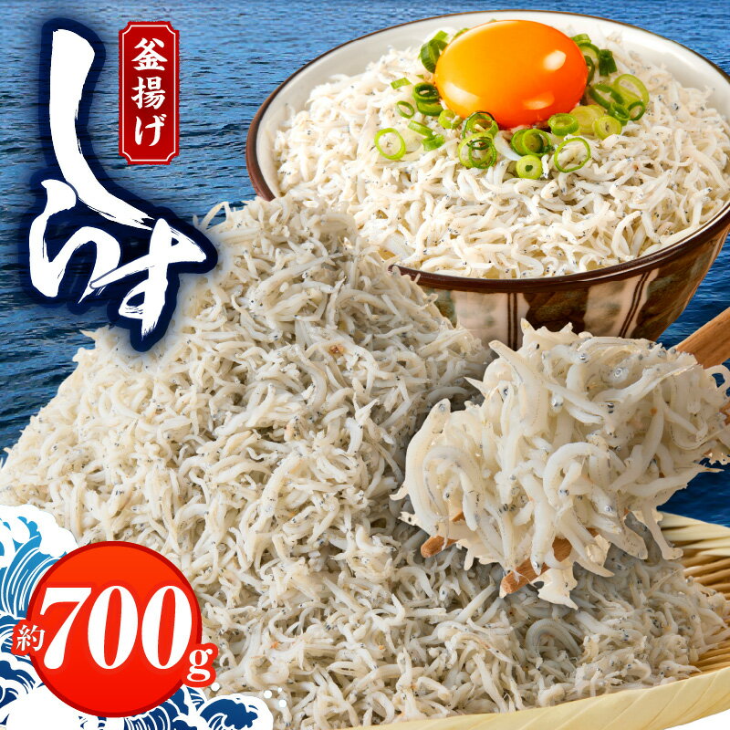 ＼訳あり／ しらす 約 700g 釜揚げ 大阪湾産 国産 家庭用 シラス丼 無添加（保存料、着色料、香料不使用） 天然 カルシウム おつまみ 酒の肴 ごはんのお供 お取り寄せ 家飲み 冷凍 お取り寄せグルメ 泉佐野市 送料無料