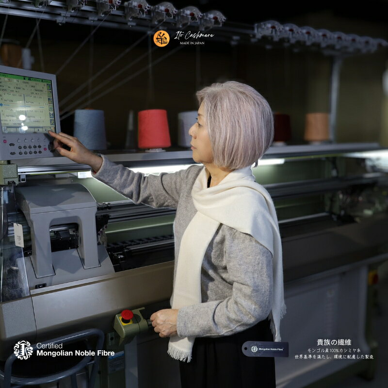 【ふるさと納税】『Noble Fibre』100％カシミヤ・マフラー 1枚 選べる カラー 16色 フサ付き 穴あり カシミヤ糸 無地 ヤガスリ 模様 インターシャ ジャガード ファッション おしゃれ 肩掛け 衣類 季節の変わり目 お取り寄せ 大阪府 泉佐野市 送料無料 サムネイル2