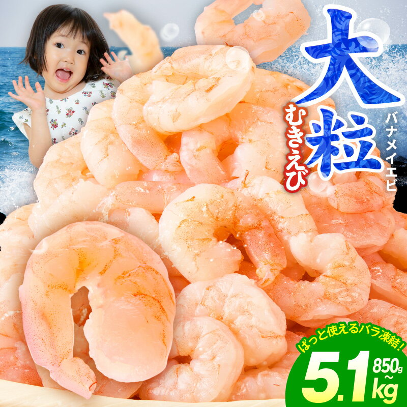【発送月が選べる】 特大 むきえび 選べる 850g 〜 5.1kg 銀鮭 セット 高評価 5Lサイズ ぷりぷり 定期便 バナメイエビ 大型 えび 訳あり サイズ不揃い 下処理不要 背ワタなし むき身 小分け 冷凍 発送月 ランキング急上昇 大阪府 泉佐野市