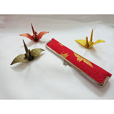 【ふるさと納税】がまぐち扇子入れ(女性用サイズ) 【1146689】 サムネイル2