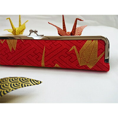 【ふるさと納税】がまぐち扇子入れ(女性用サイズ) 【1146689】 サムネイル3