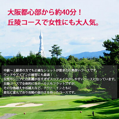 【ふるさと納税】大阪府 光丘土日祝セルフプレー券(お1人様分×1枚)/ ゴルフ 利用券【1392872】 - 画像2