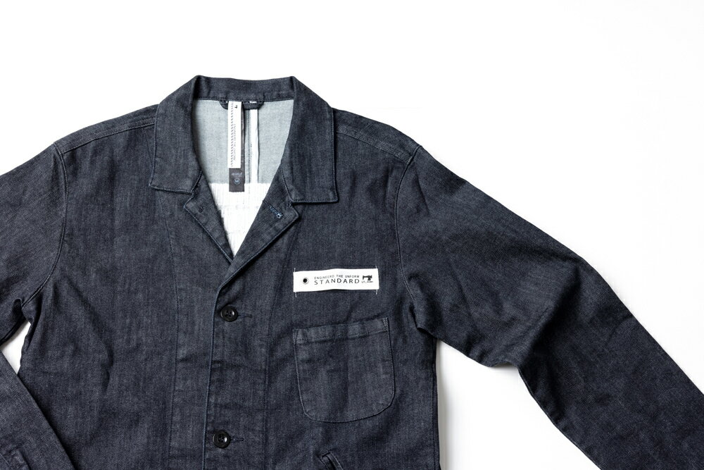 【ふるさと納税】デニムエンジニアコート（Sから3Lサイズ）｜受注生産 男女兼用 デニムジャケット ロングコート デニム コート 上着 秋物 冬物 ファッション [0322-0326] サムネイル2