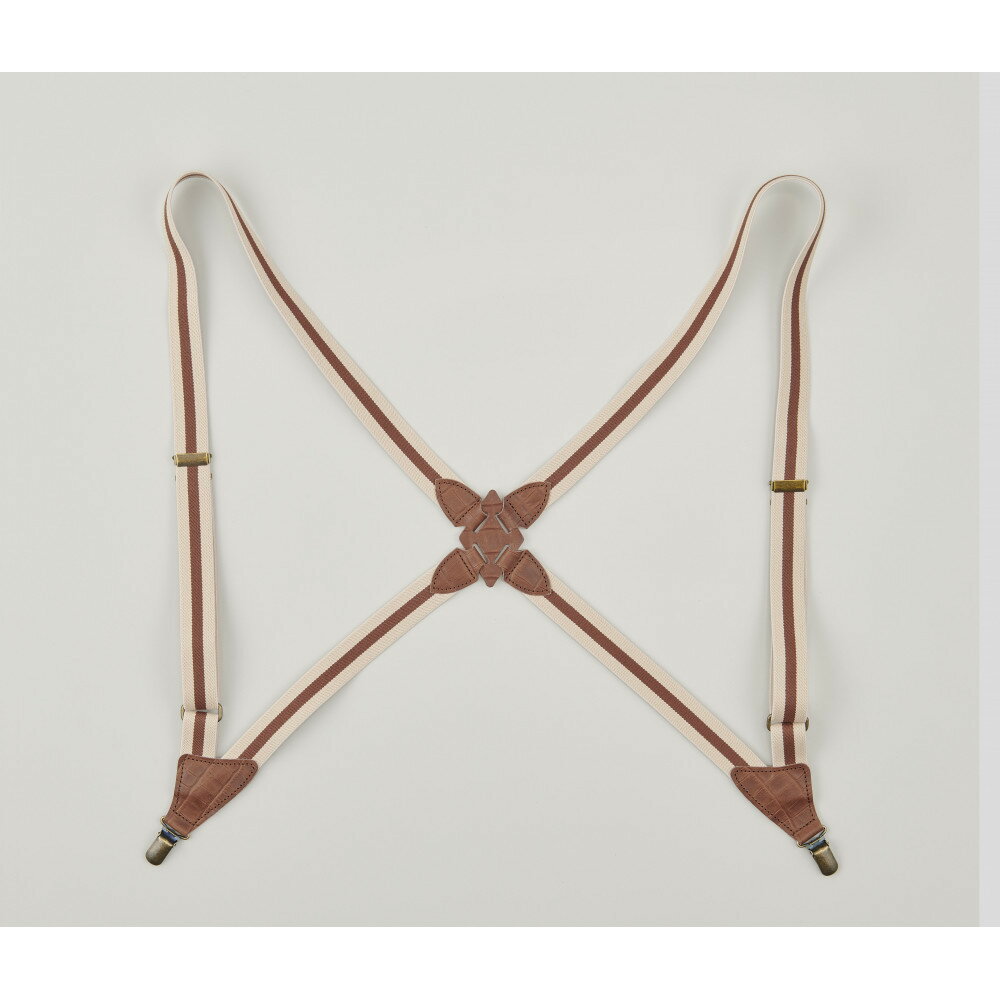 102504-3 お洒落と機能性「ホルスター型サスペンダー」チョコ | サスペンダー 吊り アクセ ファッション 人気 おすすめ 送料無料