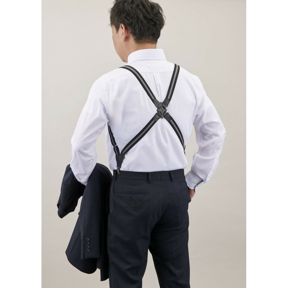 【ふるさと納税】102504-3 お洒落と機能性「ホルスター型サスペンダー」チョコ | サスペンダー 吊り アクセ ファッション 人気 おすすめ 送料無料 サムネイル2