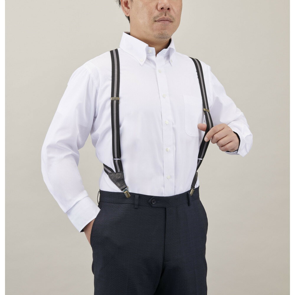 【ふるさと納税】102504-3 お洒落と機能性「ホルスター型サスペンダー」チョコ | サスペンダー 吊り アクセ ファッション 人気 おすすめ 送料無料 サムネイル3