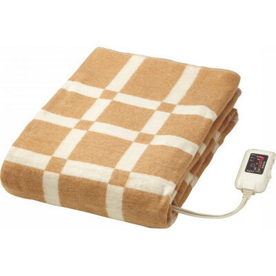 電気掛敷毛布　約188×130cm_ 毛布 電気毛布 掛敷毛布 もうふ 寝具 日本製 丸洗い タイマー付 椙山紡織 メーカー ゲルマロン 頭寒足熱配線 人気 おすすめ 送料無料 家電 冬物 ギフト 贈答 プレゼント 【1435020】