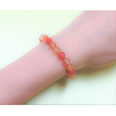 【ふるさと納税】天然石ブレスレット(カーネリアン)【1366617】 サムネイル2