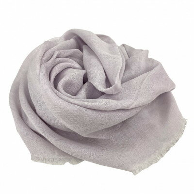 【ふるさと納税】なめらかシルク使いの大判ストール(約100×185cm)ラベンダー　STL-1　PI【1417960】 サムネイル2