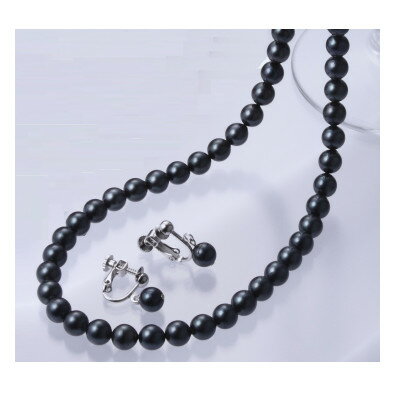 【ふるさと納税】あこや本真珠2点セット　(6.5～7ミリ玉)　/(ブラック系)【配送不可地域：沖縄県】【1214985】 サムネイル2