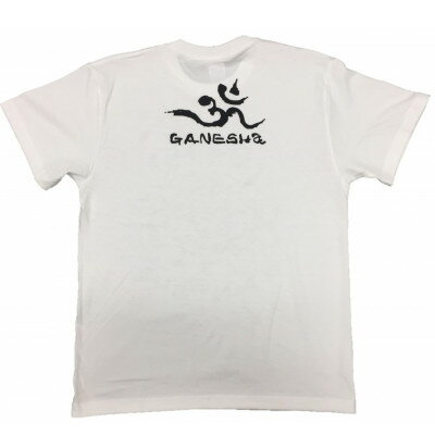 【ふるさと納税】手描きTシャツ 仏画 ガネーシャ 白 (半袖 Sサイズ)【1615508】 サムネイル2