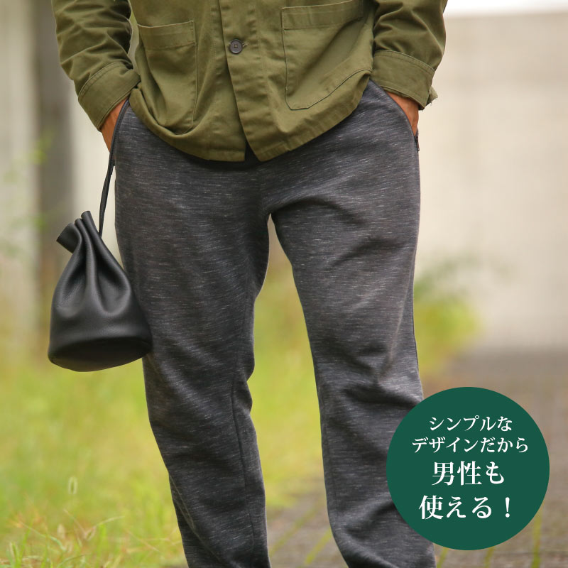 【ふるさと納税】コンパクト巾着バッグ 本革 バッグ 日本製 アルティジャーノ 【ma-02ss】_ コンパクト巾着バッグ 本革 バッグ レディース ミニバッグ ハンドバッグ メンズ 姫路レザー シュリンクレザー 軽い 軽量 小さめ artigiano 日本製 アルティジャーノ 【G1278899】 サムネイル3