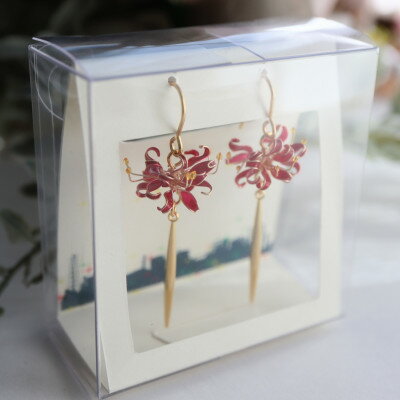 【ふるさと納税】彼岸花のピアス【1454521】 サムネイル2