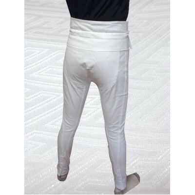 【ふるさと納税】【糸よし】腹当兼用ズボン型股引 (白) LLサイズ【1696720】 サムネイル2