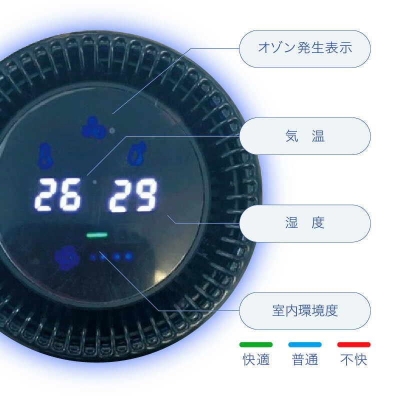 【ふるさと納税】 空気清浄機能付オゾン除菌脱臭器LOOP - USB給電式のコンパクトサイズ【 除菌 消臭 家庭用 PM2.5 花粉 コンパクト 臭い 分解 車 ノータッチ式 送料無料 】 サムネイル2