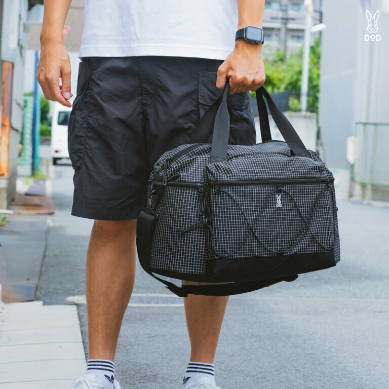 【DOD】 ツォイツォイボストン（ BA151-BK ）【 DOD カバン ボストンバッグ 32Lサイズ 大容量 耐久性 軽量 便利 雑貨 ギフト プレゼント 送料無料 】