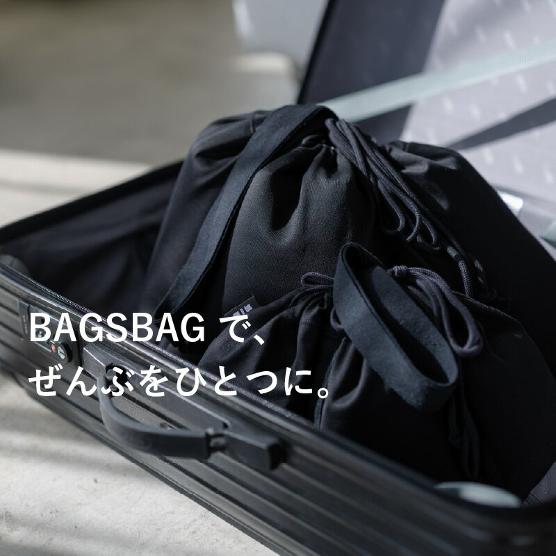 【ふるさと納税】BAGSBAG　2 BAGS　Mサイズ 〈とてもシンプルで自由な使い方ができる〉【 バッグ 鞄 馴染みやすい サイズ感 インナーバッグ 便利 コンパクト 普段使い 便利 送料無料】 サムネイル2