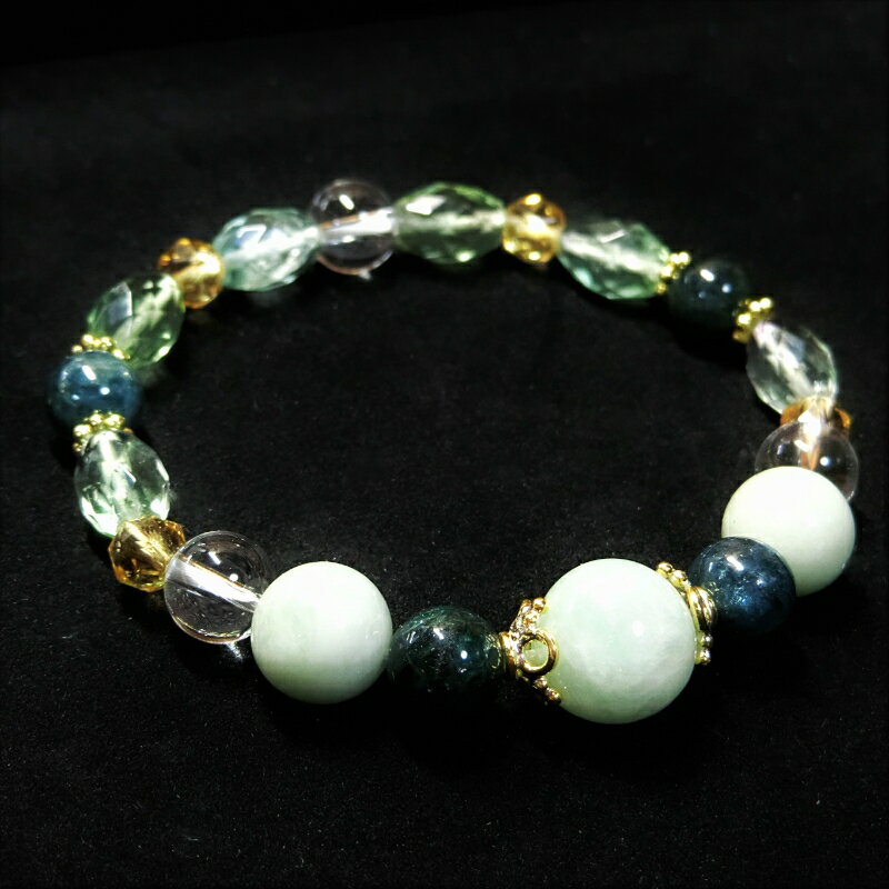 【ふるさと納税】天然石ブレスレット 「新緑のアフロディーテ」 サムネイル3