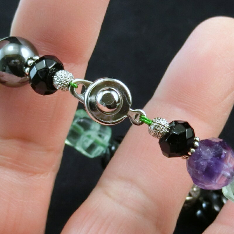 【ふるさと納税】天然石ブレスレット「癒しのフクロウ」金運 サムネイル2