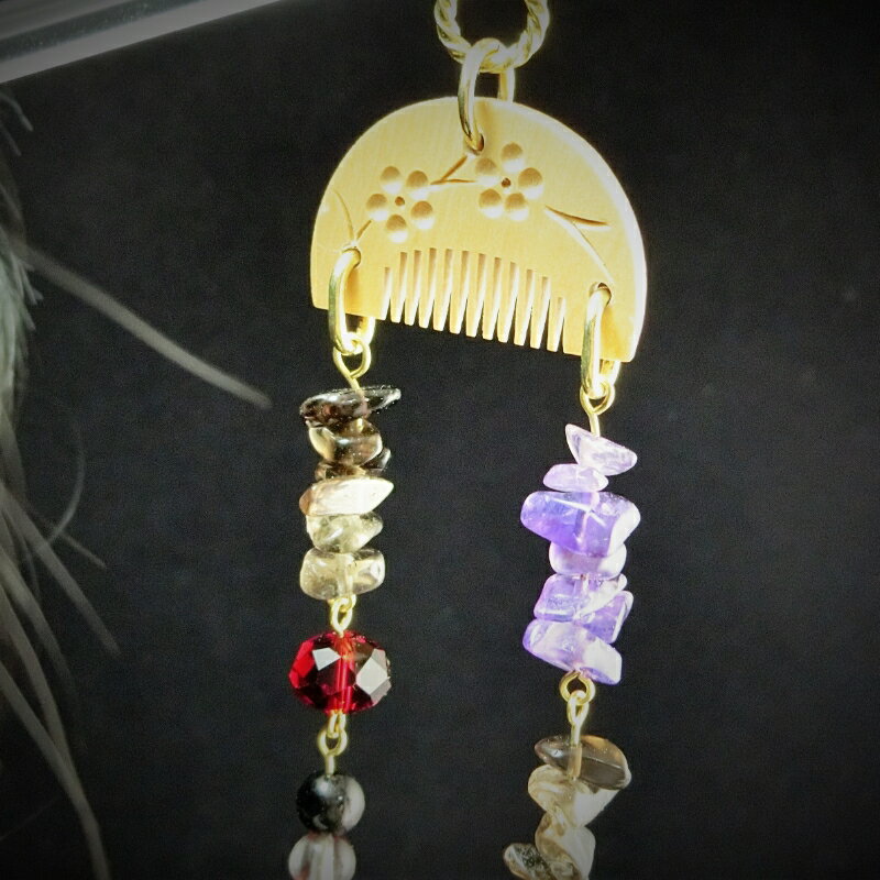 【ふるさと納税】天然石簪（かんざし）「哀愁の斬気（ざんき）」 サムネイル2