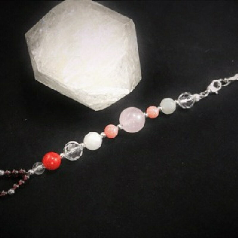 【ふるさと納税】オリジナル根付・お守り「ワンコの見守りC（シルバー＆ローズクォーツ）」 サムネイル3