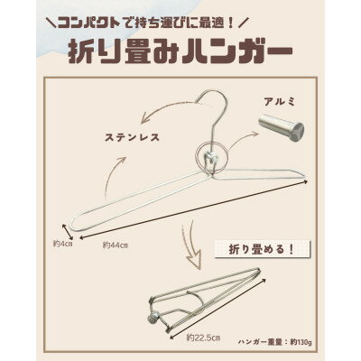 【ふるさと納税】【工場見学・お土産付き!】折り畳みハンガー製作体験チケット(3本分)【1718459】 - 画像2