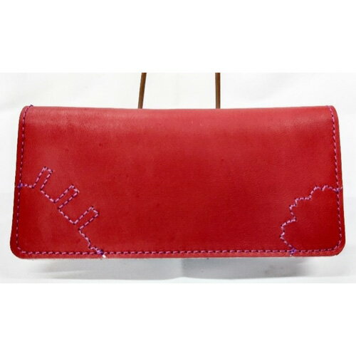 No.162 野球グローブの革製 手作り ロングウォレット　長財布WPL ／ さいふ サイフ シンプル ハンドメイド リサイクル リメイク 贈り物 プレゼント 送料無料 大阪府