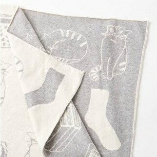 【7営業日程度で発送】ねこ柄 アフガン CO-K53 ｜ 国産 日本産 新生児 出産祝い ギフト 赤ちゃん ベビー ねこ 猫 おくるみ オーガニックコットン 綿100％ お祝い 内祝い 贈答品 プレゼント 出産準備 送料無料 大阪府 阪南市