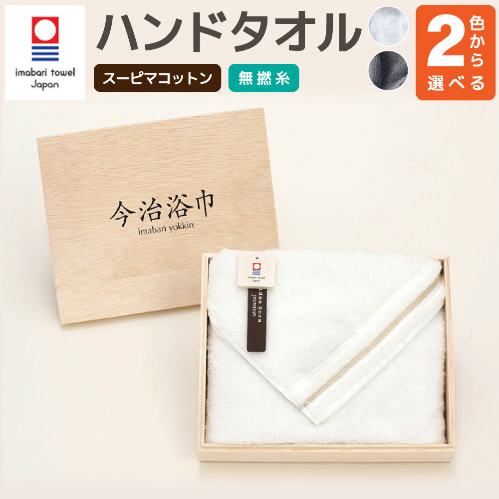 ＜選べるカラー＞スーピマ コットン 無撚糸 ハンドタオル SP-10 大正紡績糸使用 今治タオル ブランド 認定品 タオル バスタオル フェイスタオル 日本製 スーピマ綿 綿100% プレゼント ギフト 贈答用 送料無料