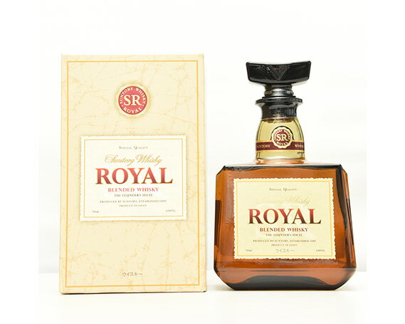 No.089 サントリーロイヤル　700ml ／ 酒 お酒 山崎 山崎蒸溜所 ウイスキー 国産ウイスキー ジャパニーズウイスキー ローヤル ご褒美 洋酒 ストレート ロック ハイボール 水割り お湯割り 万能 SUNTORY ROYAL サントリー アルコール度数 43％ 43度 送料無料